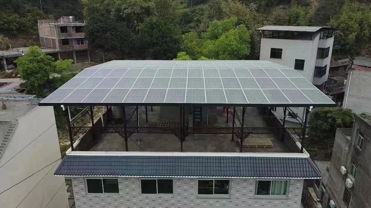 东营15kw+10kwh自建别墅家庭光伏储能系统